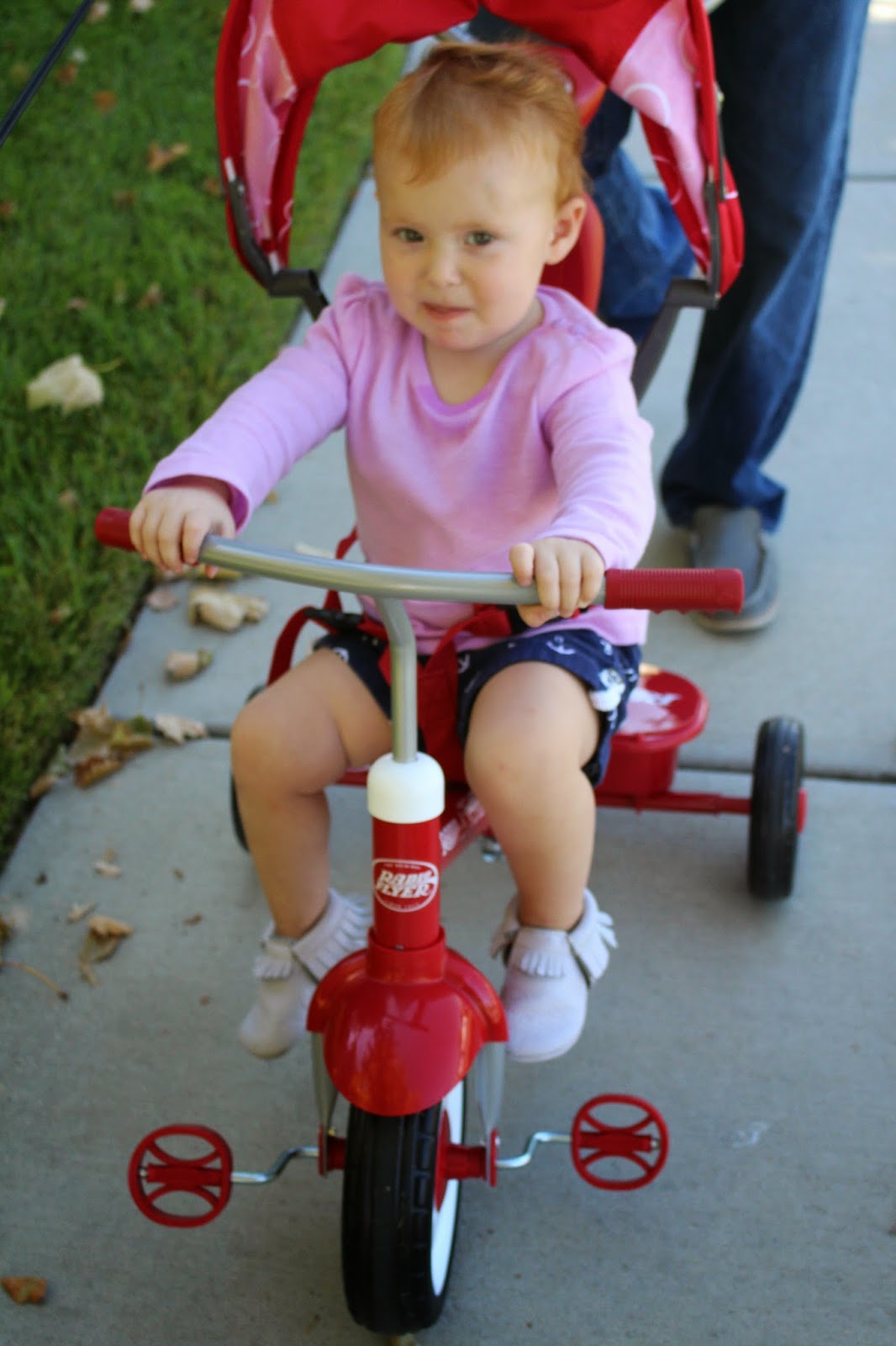 Boycotting Winter With the Radio Flyer Tricycle