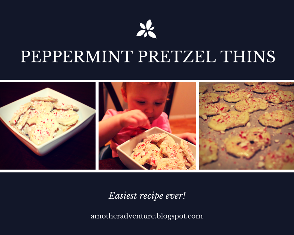 Christmas Crack: Peppermint Pretzel Thins